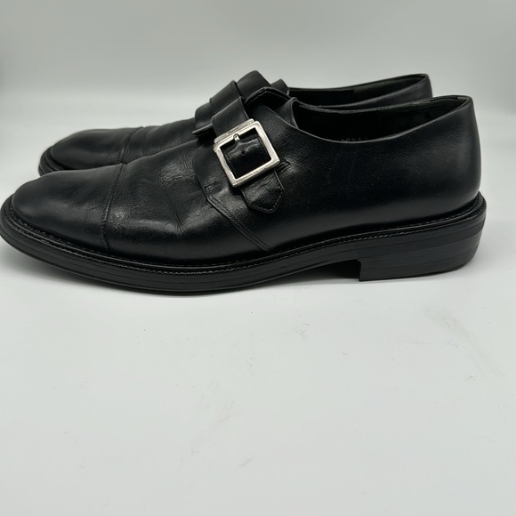 Salvatore Ferragamo 10 1/2 leather monkstrap beautiful condition - Picture 3 of 7